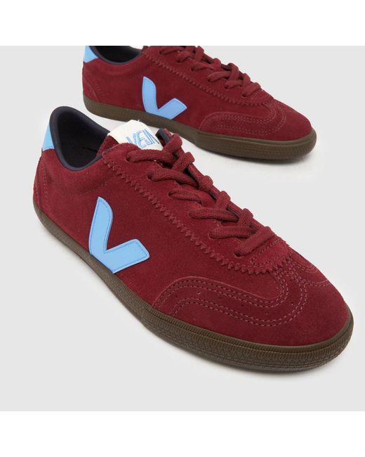 Veja Red Volley Trainers
