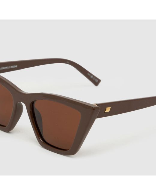 Le Specs Brown Velodrome Sunglasses