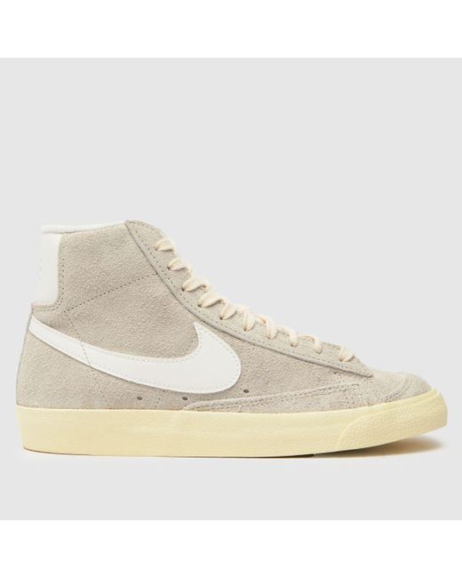 Nike Natural Blazer Mid 77 Vintage Trainers In