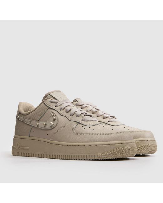 Nike Natural Air Force 1 Trainers
