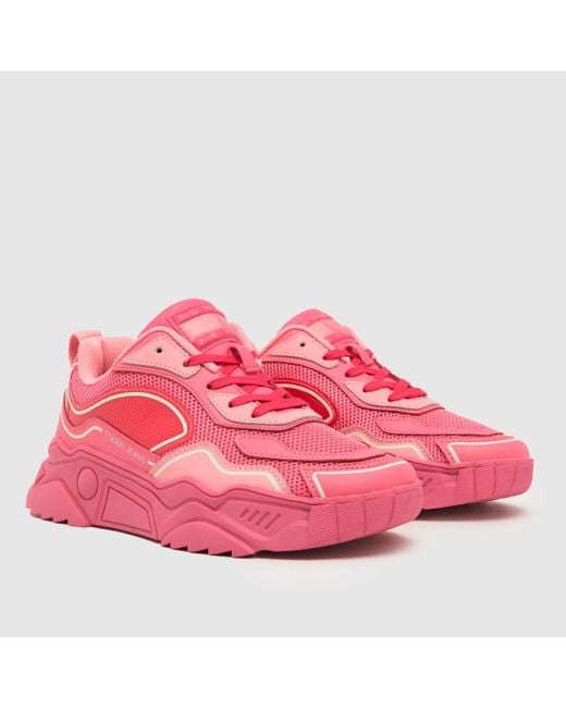 Tommy Hilfiger Pink Chunky Runner Monocolor Trainers In