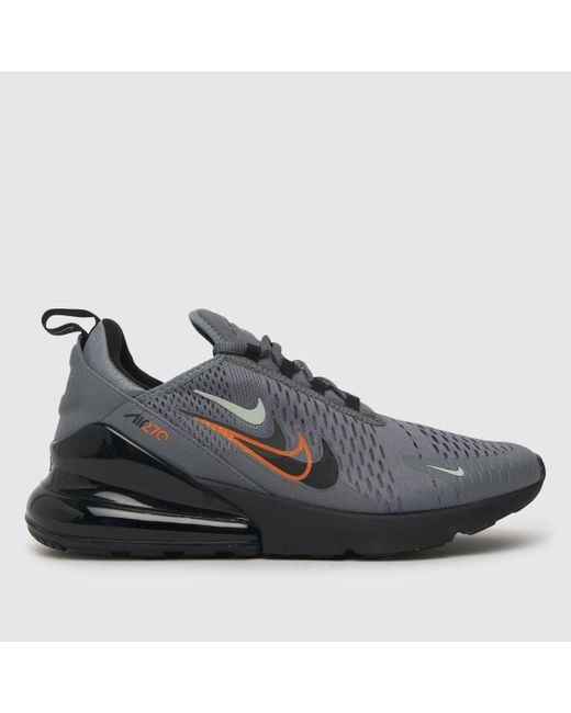 Nike Air Max 270 Trainers In Grey & Black for men