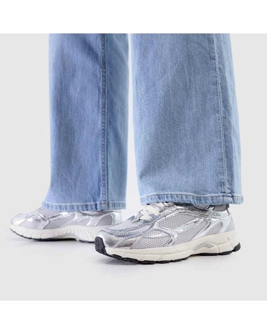 Mercer White Re-Run Cracked Trainers