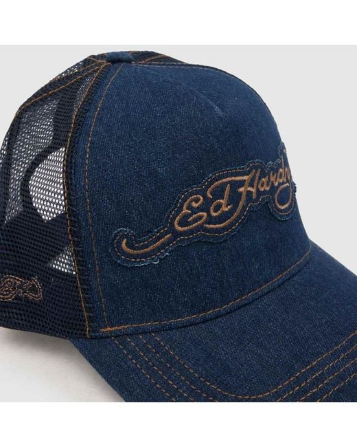 Ed Hardy Blue Denim Cap