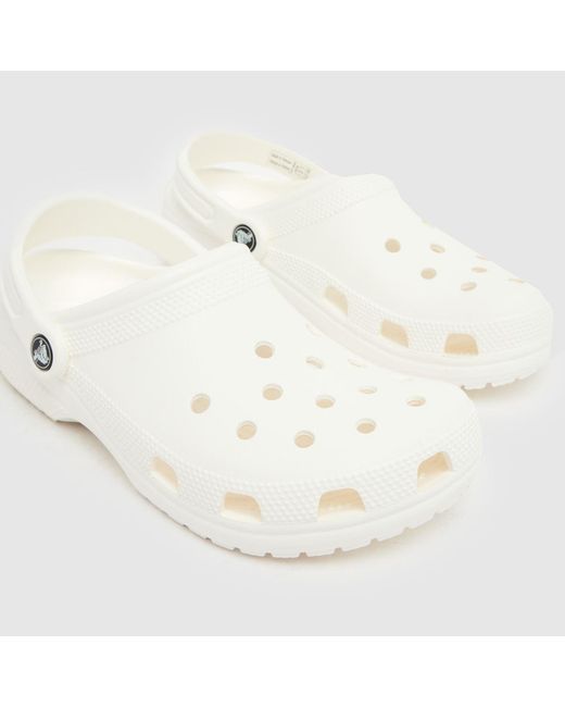 CROCSTM White Classic Clog Sandals