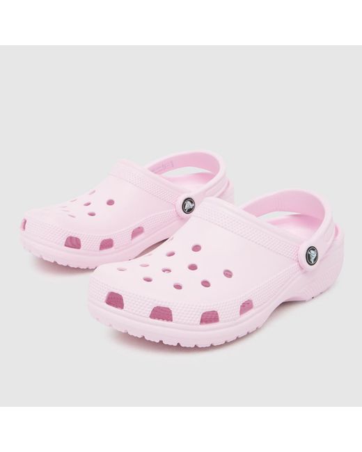 CROCSTM Pink Classic Clog Sandals
