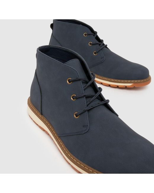 Schuh Blue Denver Chukka Boots for men