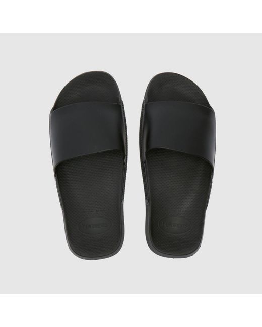 Havaianas Black Classic Slide Sandals In for men