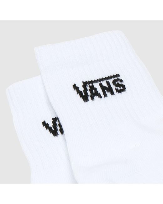 Vans White Half Crew Sock 3 Pack