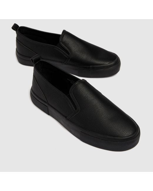 Schuh Megan Slip On Trainers in Black Lyst UK