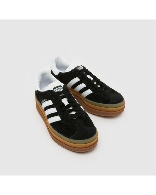 Adidas Black Gazelle Bold Trainers