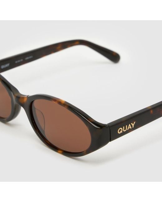 Quay Brown Aura Points Sunglasses