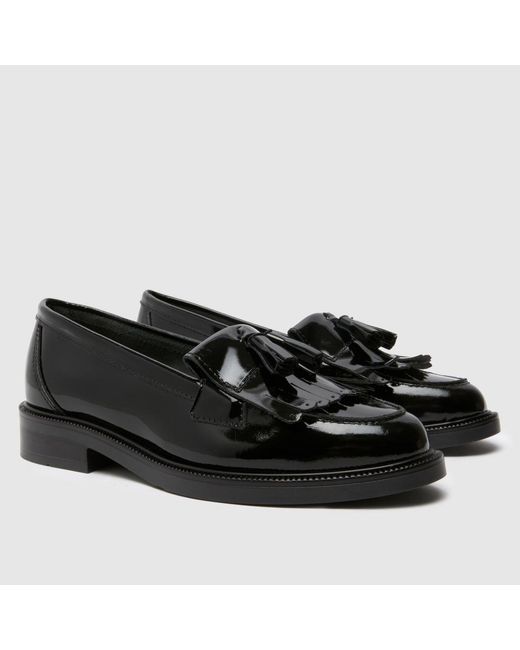 Schuh Black Lizzie Loafer Flats