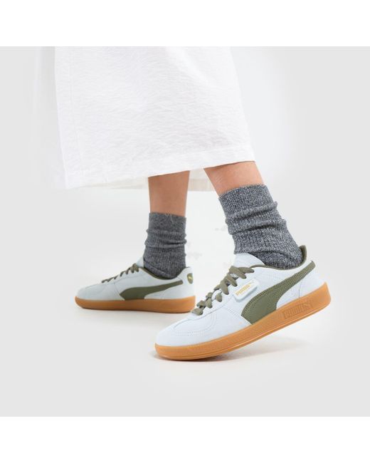 PUMA Green Palermo Trainers