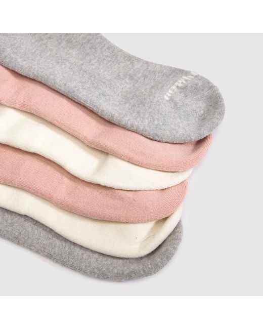 New Balance Gray Ankle Socks 6 Pack