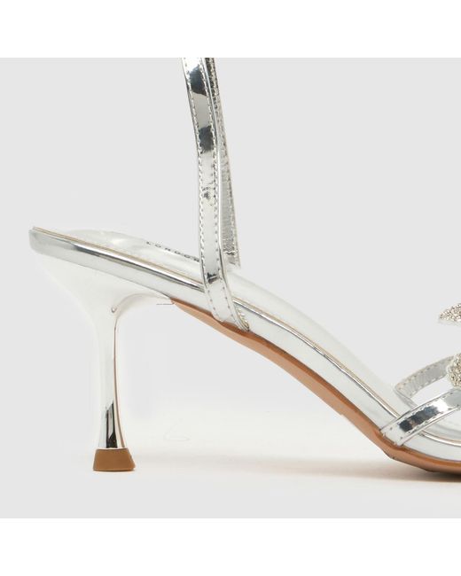 SIMMI White Eleanoora Bling High Heels