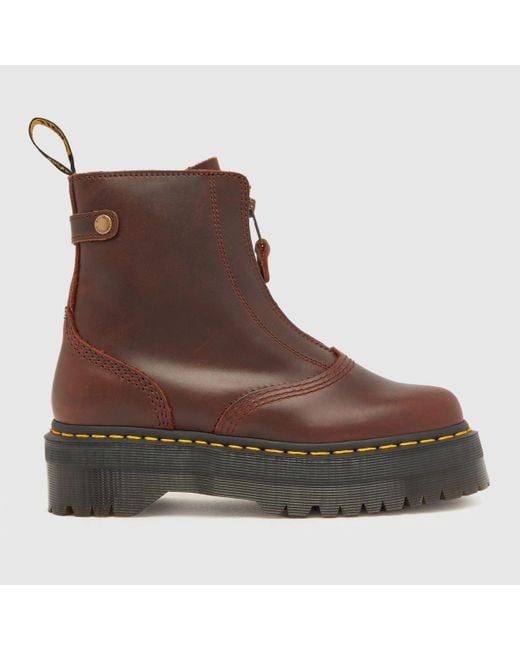 Dr. Martens Brown Jetta Boots, Size: 4 (Eu 37)