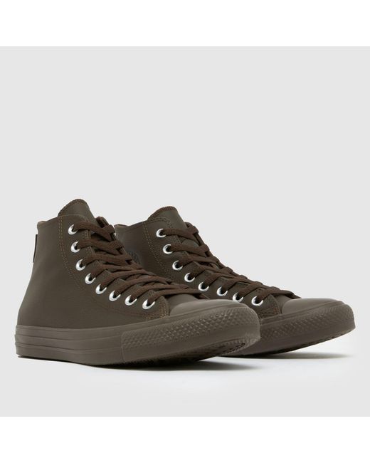 Converse Brown All Star Hi Trainers for men