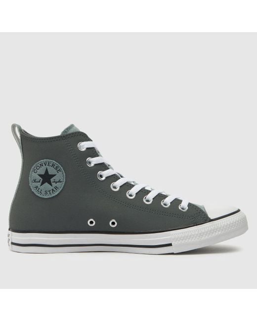 Converse Gray All Star Hi Tec Tuff Trainers In for men