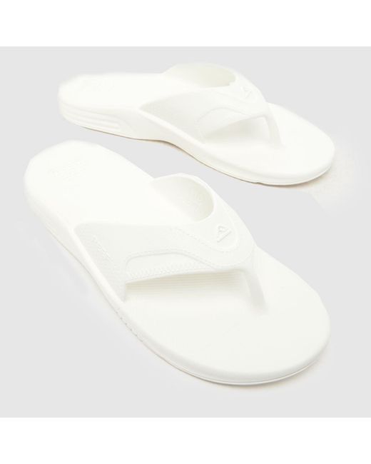 Reef White Fanning H20 Sandals for men