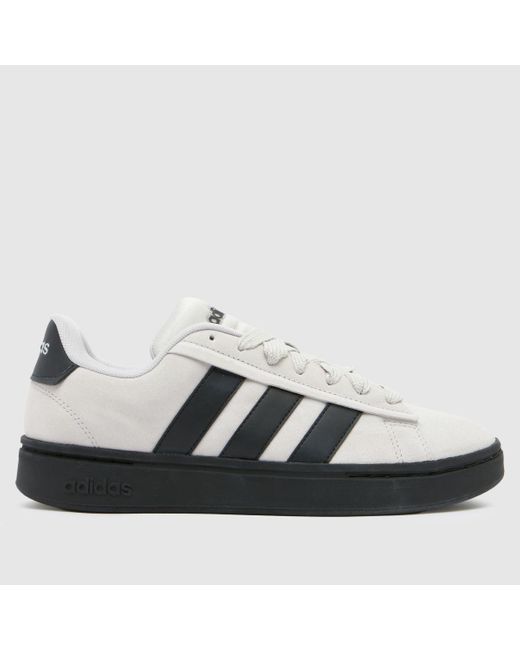 Adidas Black Grand Court Alpha Trainers In for men