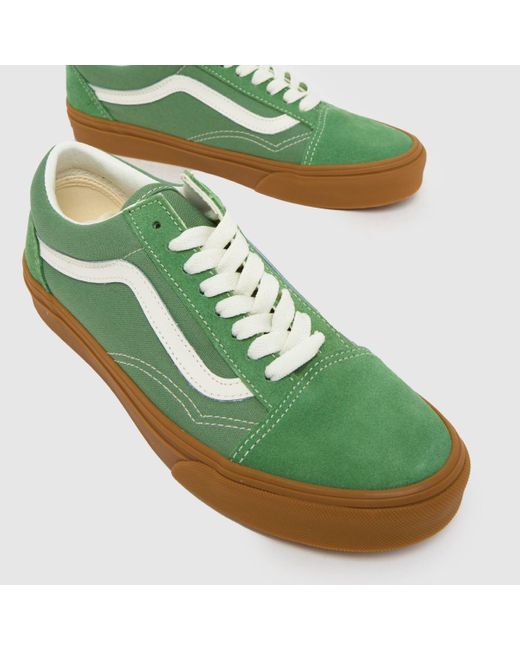 Vans Green Old Skool Trainers