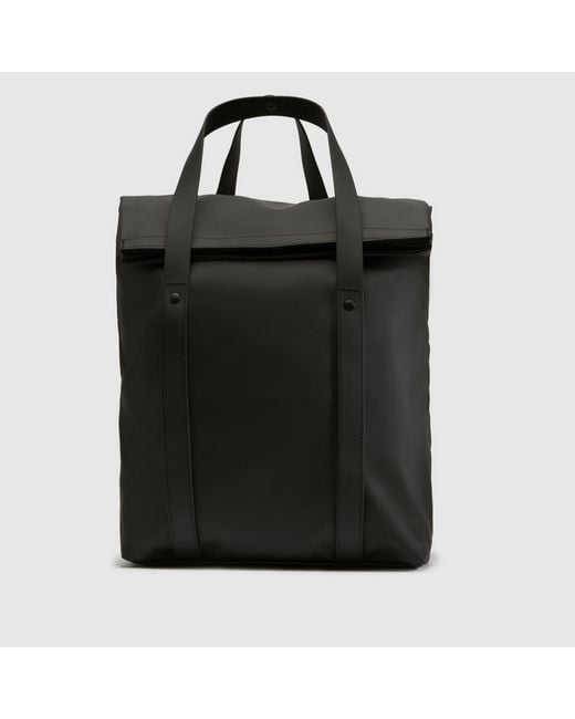 Rains Black 2 Way Tote Backpack W3