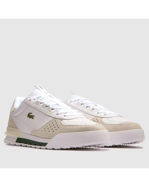 Lacoste White Slam Break Trainers for men
