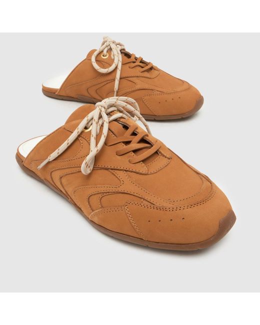 Schuh Brown Malibu Leather Trainers