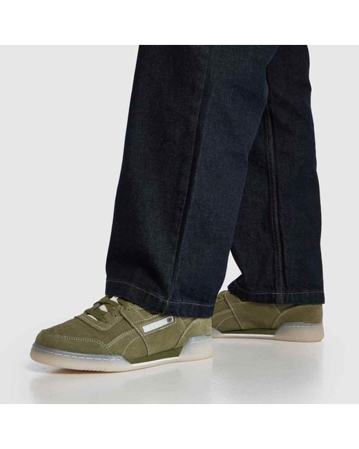 Reebok Green Workout Plus Trainers for men