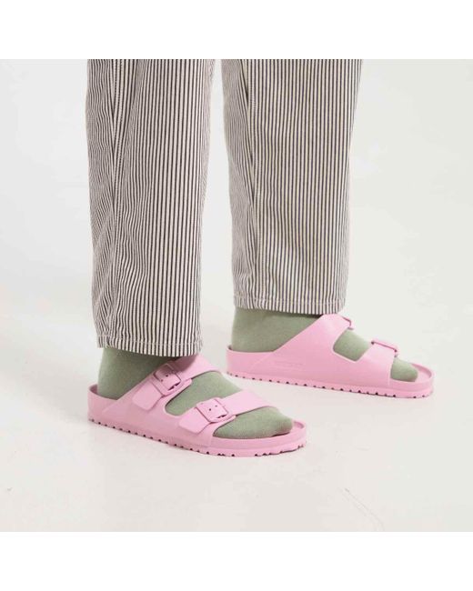 Birkenstock Pink Arizona Eva Sandals In for men