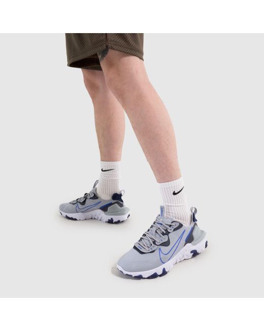 Nike Blue React Vision Trainers for men