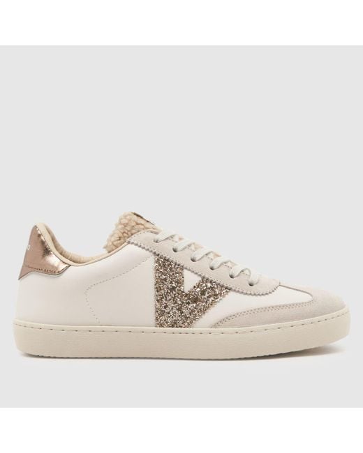 Victoria Natural Berlin Ladies And Ciclista Glitter Trainers
