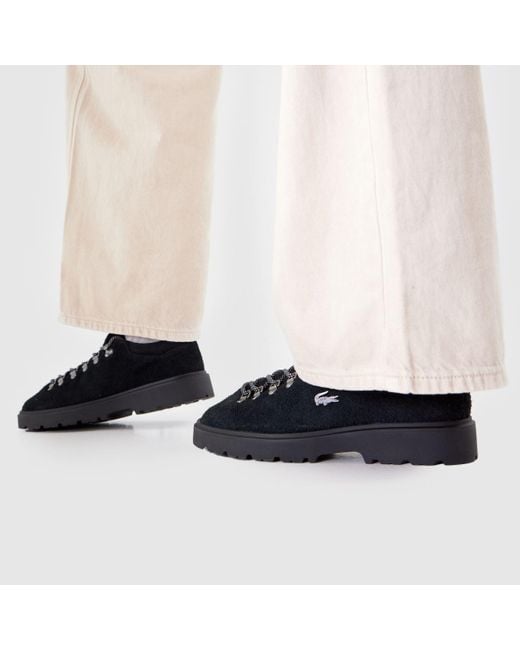 Lacoste Black Baseshot Winter Trainers