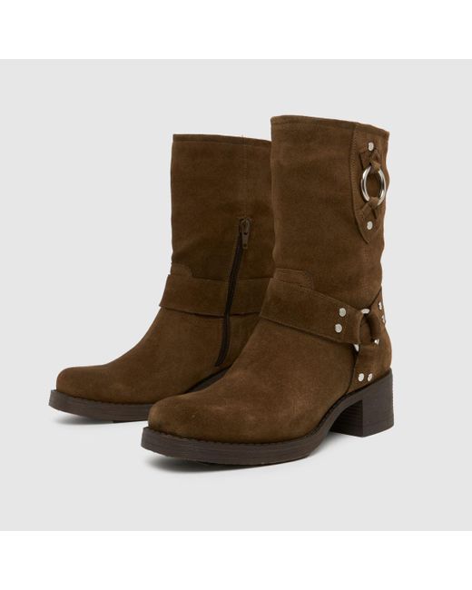 Schuh Brown Camilla Suede Festival Boot Boots