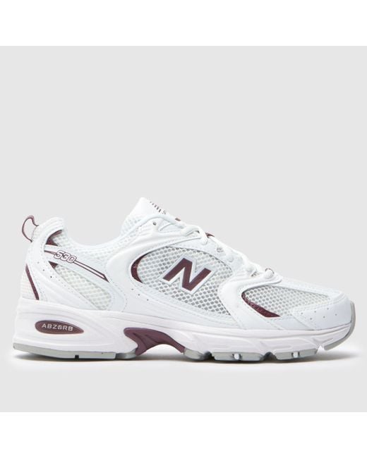New Balance White 530 Trainers