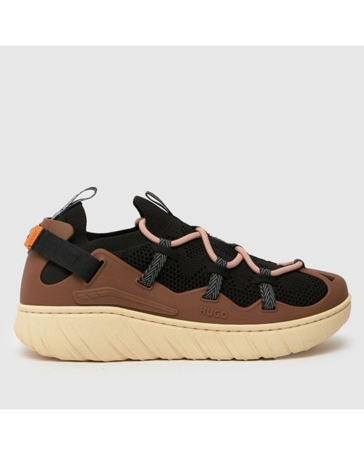 HUGO Black Reeflyn Trainers In for men