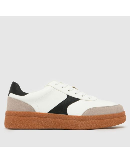 Schuh Brown Malani Gum Sole Trainers