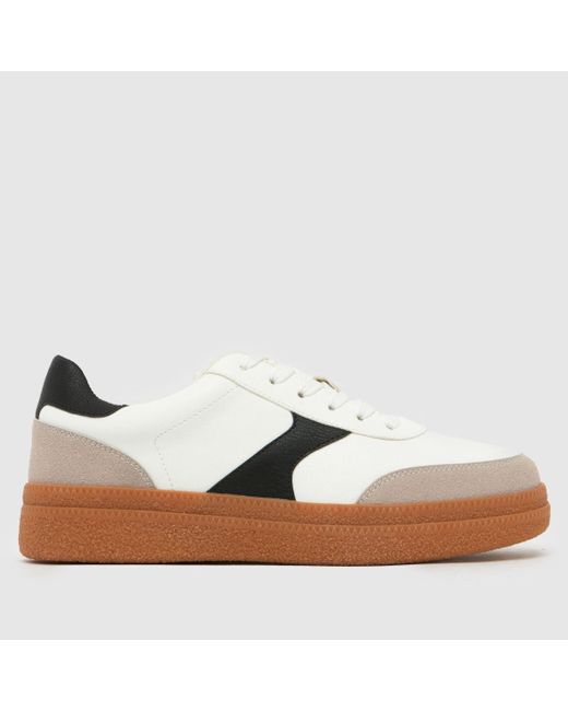Schuh Brown Malani Gum Sole Trainers