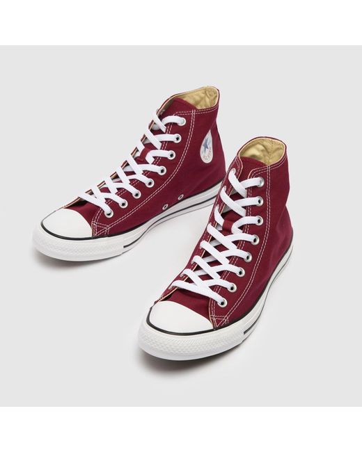 Converse Red All Star Hi Trainers for men
