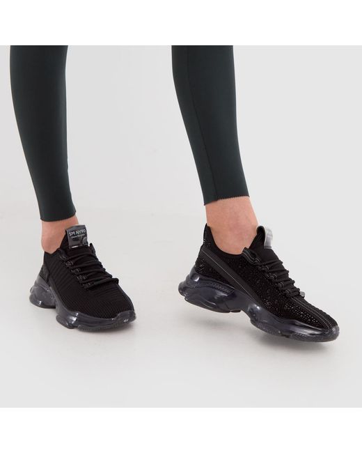 Steve Madden Black Maxilla Trainers