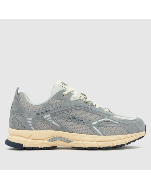 Mercer Blue Re-Run Vintage Trainers for men