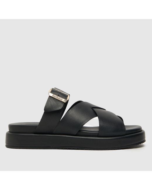 Barbour Black Annalise Sandals In