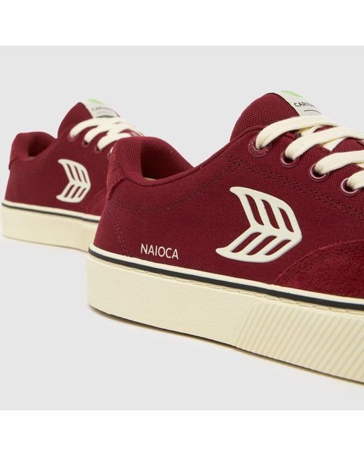 CARIUMA Red Naioca Trainers for men