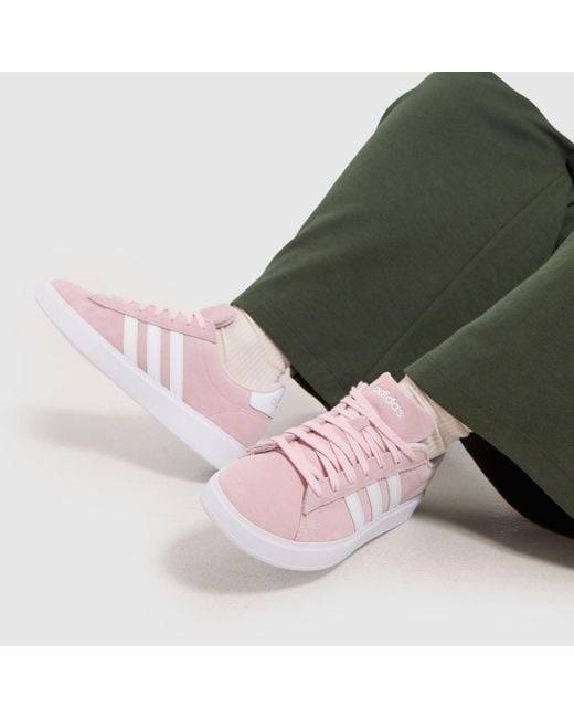 Adidas Pink Grand Court 2.0 Trainers In