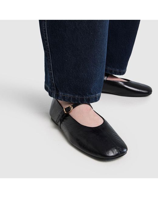 Schuh Black London Ballet Flats