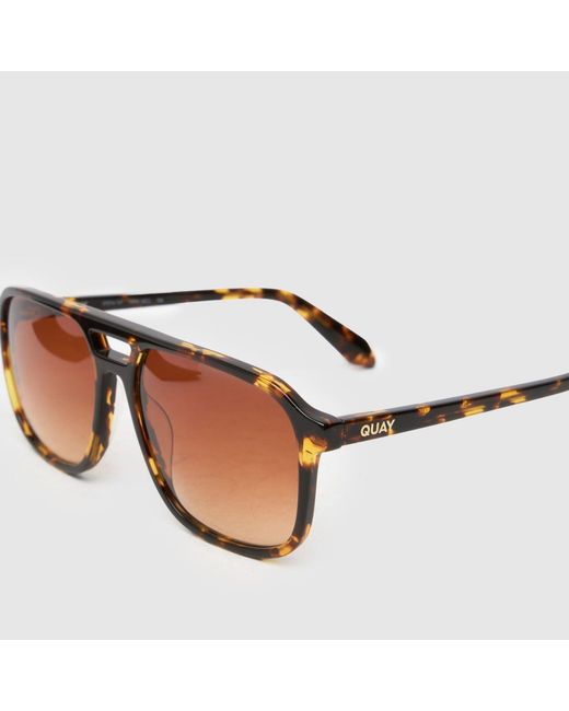 Quay Brown On The Fly Sunglasses