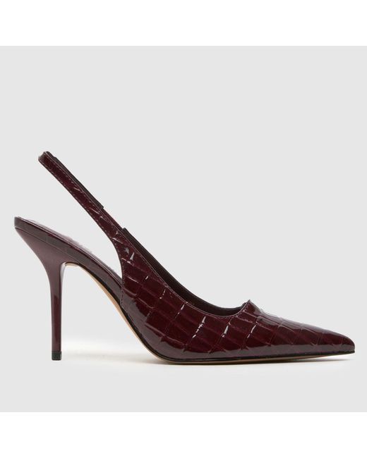 Schuh Brown Sade Slingback Court High Heels