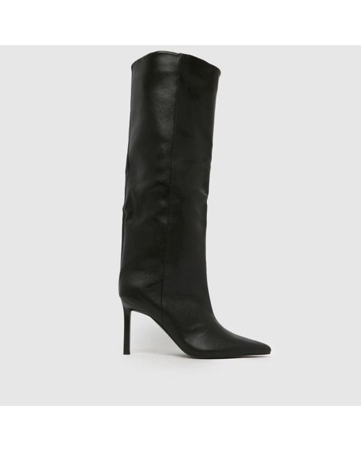 SIMMI Black Miguel Wide Knee High Boots