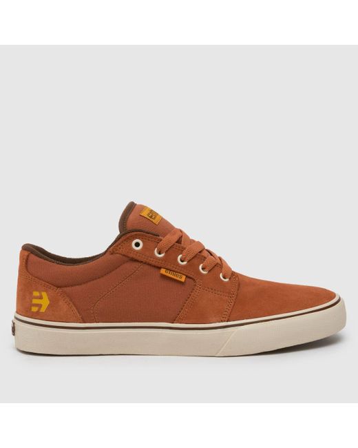 Etnies Brown Barge Ls Trainers In for men